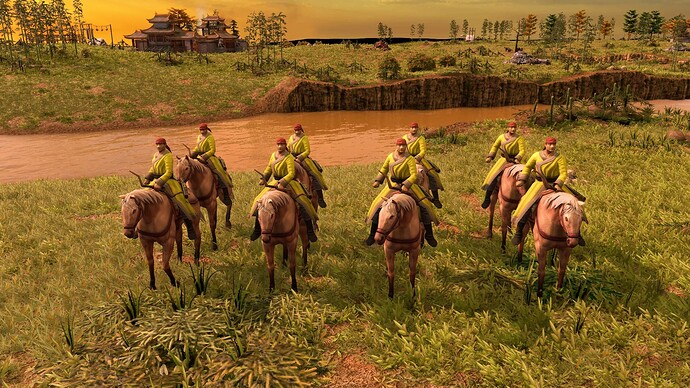 AoE III DE Chinese Keshik at sunrise