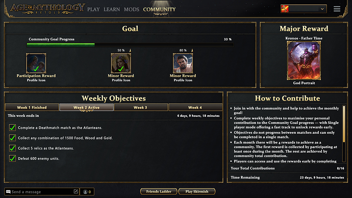 AoMR Kronos - Father Time community event week 2