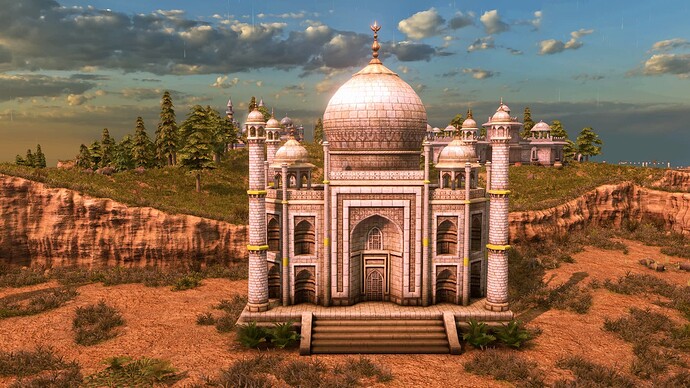 AoE III DE Taj Mahal at sunrise