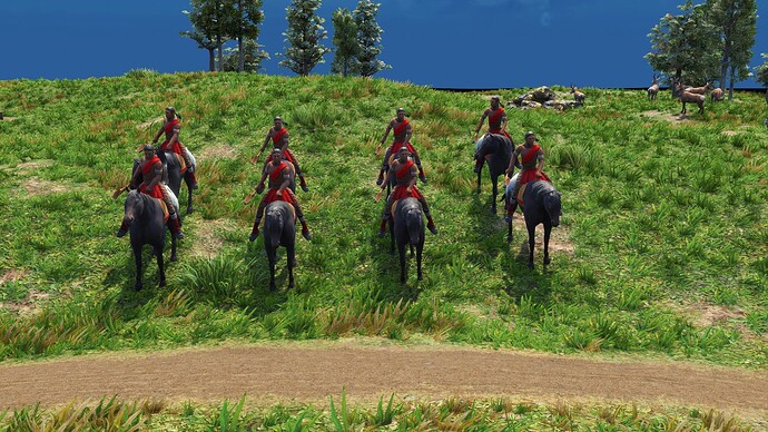 AoE III DE Lakota Axe Rider during the day