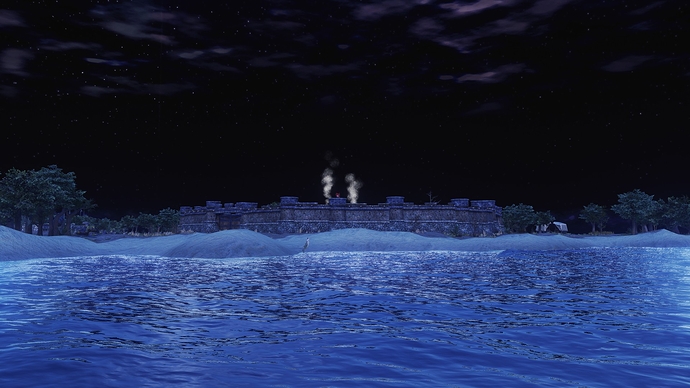 AoE III DE Malta during the night