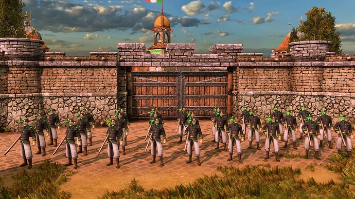 AoE III DE Italians Guard Bersagliere at sunrise