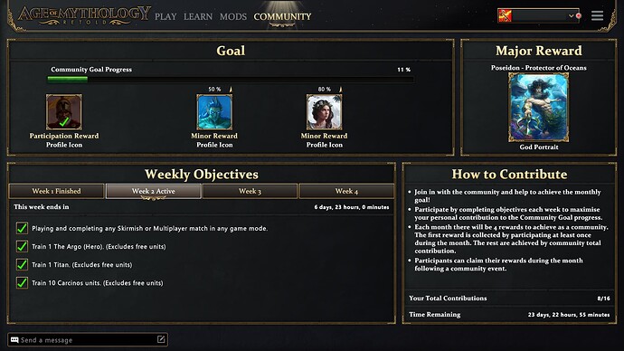 AoMR Community Event Week 2