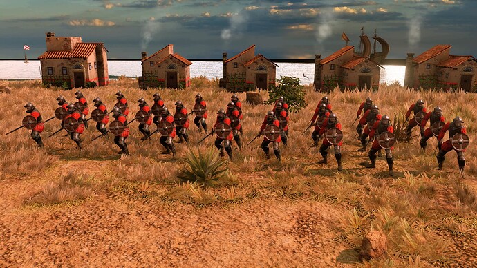 AoE III DE Spanish Veteran Rodelero at sunrise