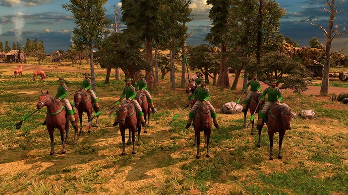 AoE III DE Mexicans Veteran Chinaco at sunrise