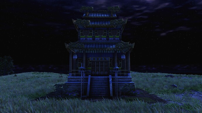 AoE III DE Confucian Academy during the night
