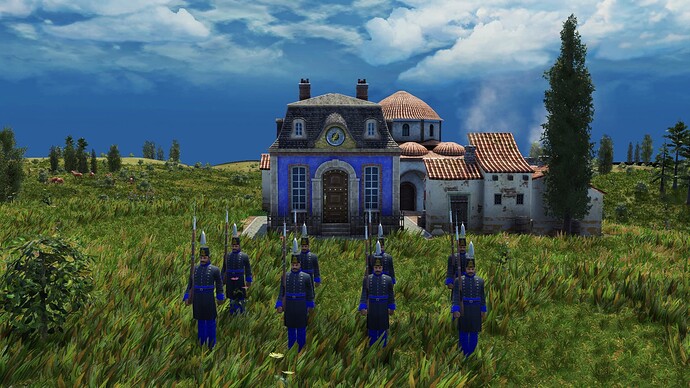 AoE III DE House of Phanar Sacred Band Infantry during the day