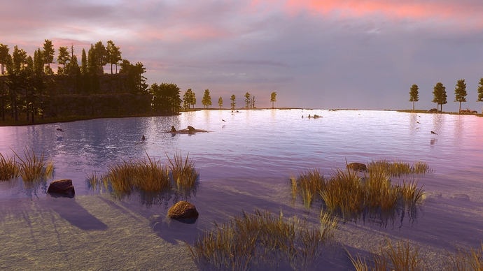 AoE III DE Caspian Sea at sunset