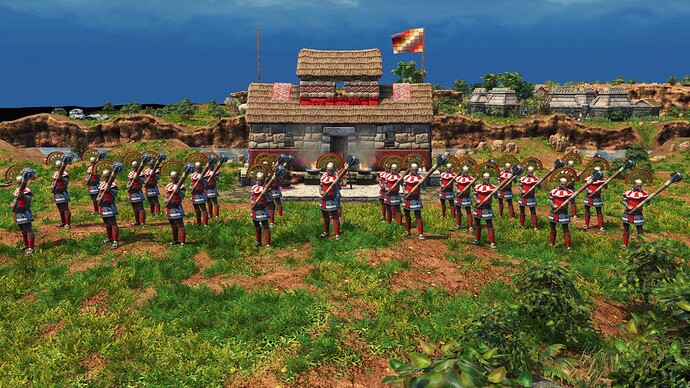 AoE III DE Inca Elite Maceman during the day