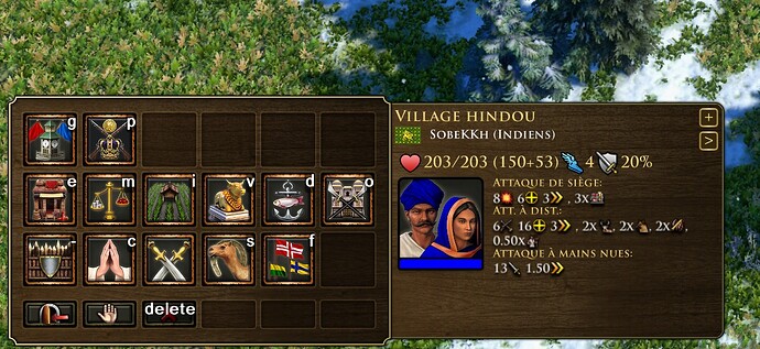Error in the French translation of Hindu villager