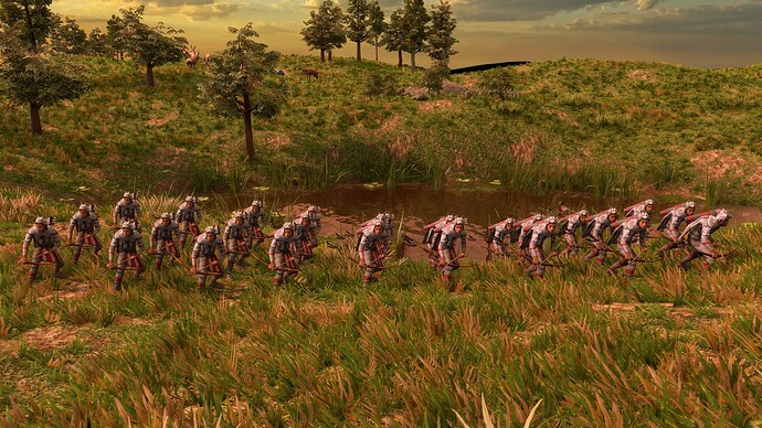 AoE III DE Lakota Champion Cetan Bowman at sunrise