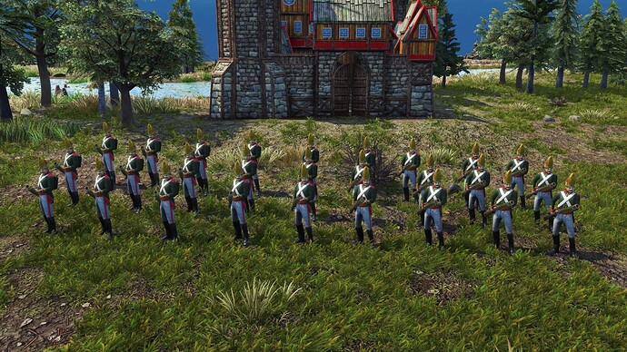 AoE III DE Russian Grenade Launcher Pavlov Grenadier during the day
