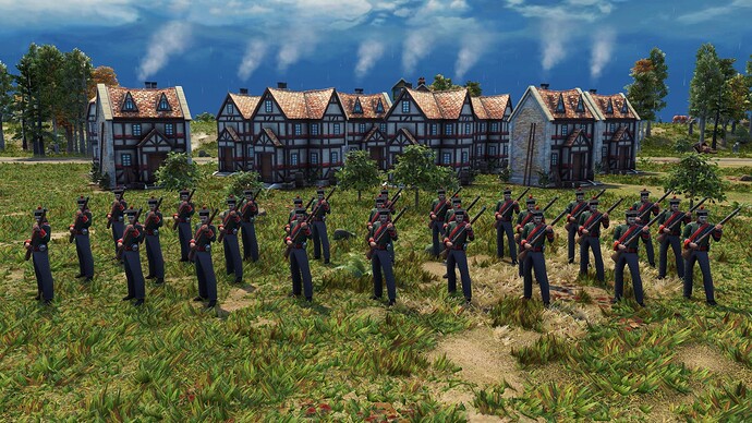 AoE III DE British Veteran Ranger during the day