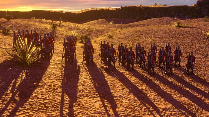 AoE III DE Ottoman Abus Gunner at sunset