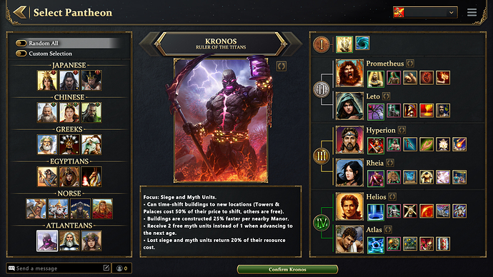 AoMR Kronos - Father Time reward unlocked