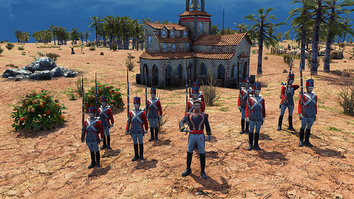 AoE III DE Simón Bolívar leading the Independence Guard during the day I