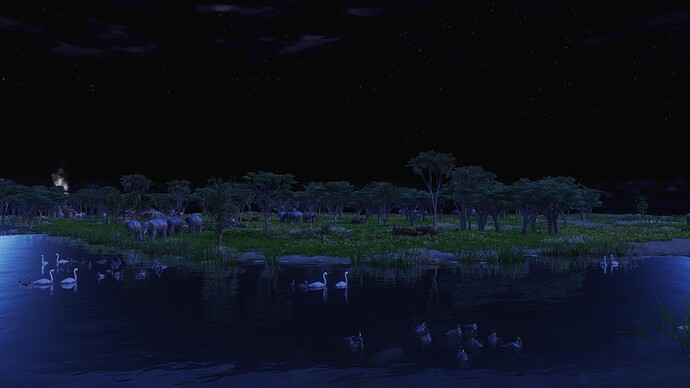 AoE III DE During the Night at the Watering Hole