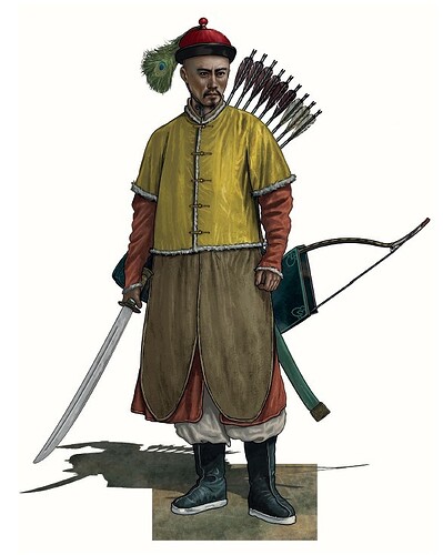 disciplined  manchu archer