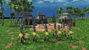 AoE III DE Zapotec Lightning Warrior during the day