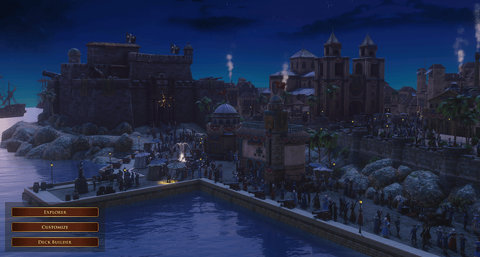 AoE III DE Valletta during the night