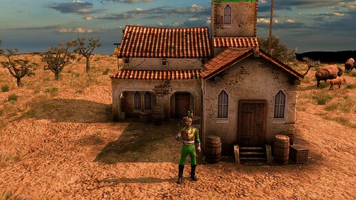 AoE III DE Tulancingo Officer at sunrise