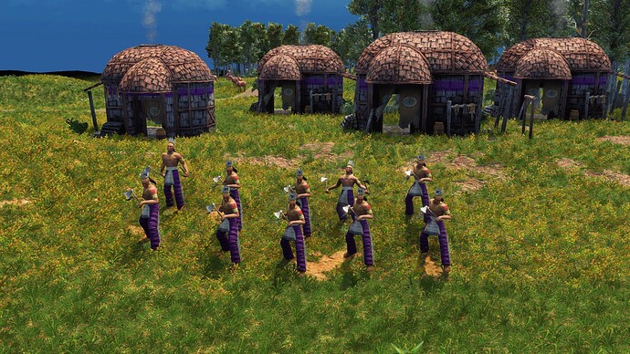 AoE III DE Haudenosaunee Elite Tomahawk at during the day