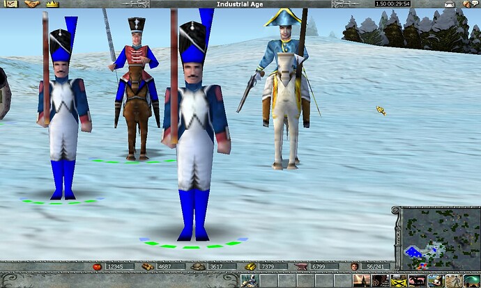 Empire Earth The Art of Conquest close up view of Napoleon and some of his troops