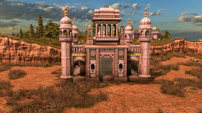 AoE III DE Karni Mata at sunrise