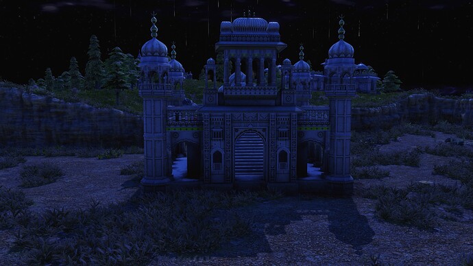 AoE III DE Karni Mata during the night