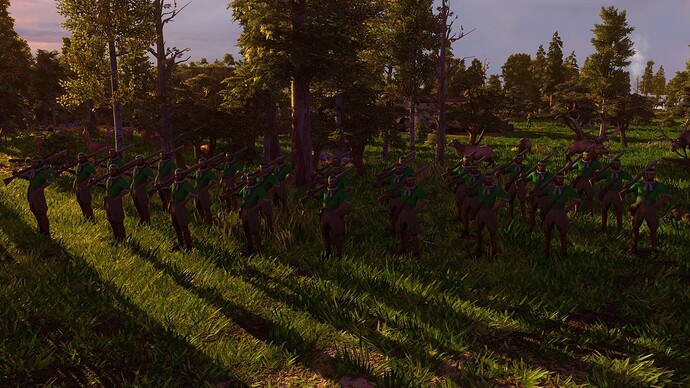AoE III DE Mexicans Salteador at sunset