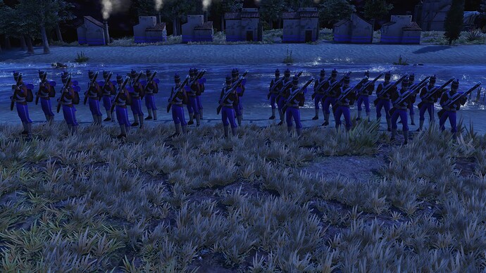 AoE III DE Portuguese Veteran Cassador during the night