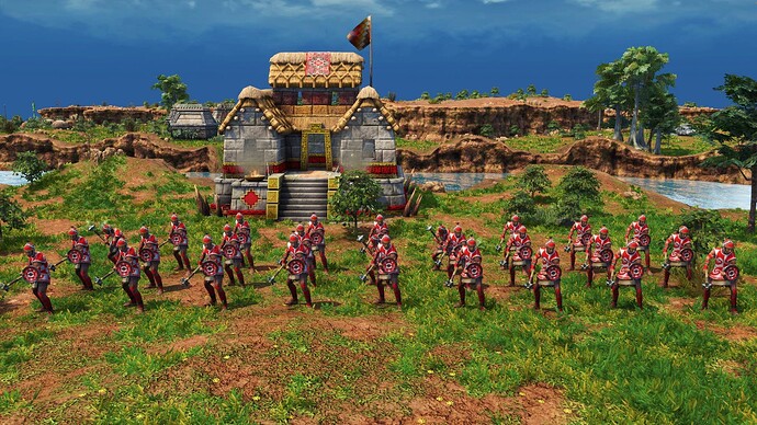 AoE III DE Inca Champion Chimu Runner during the day