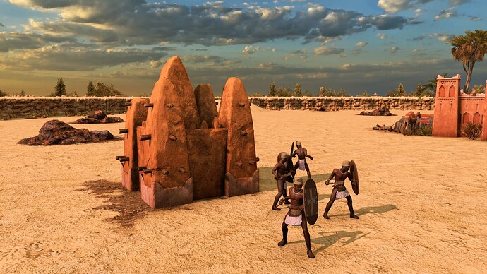 AoE III DE guard duty at sunrise