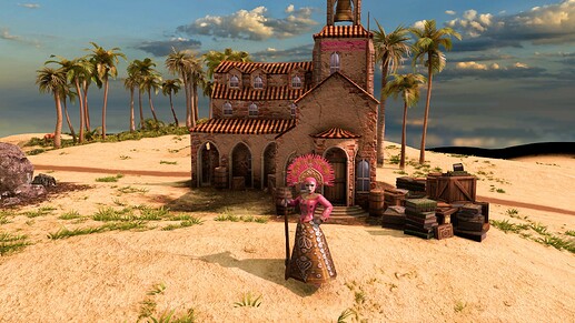 AoE III DE Venetian Noblewoman at sunrise