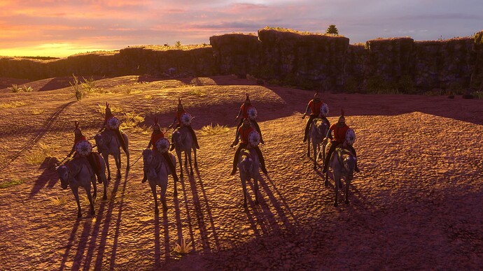 AoE III Ottoman Deli at sunset