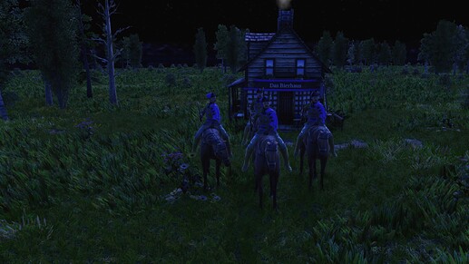 AoE III DE Crabat during the night