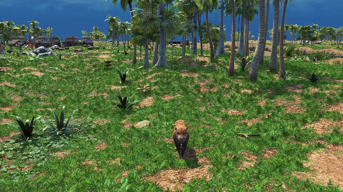 AoE III DE Aztecs Janey the pet Jaguar during the day