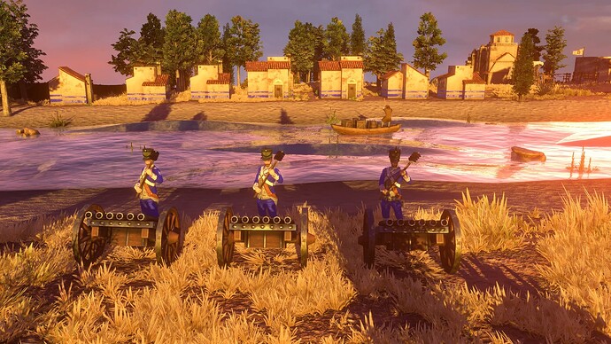 AoE III DE Portuguese Rabauld at sunset