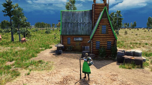 AoE III DE Fräulein during the day