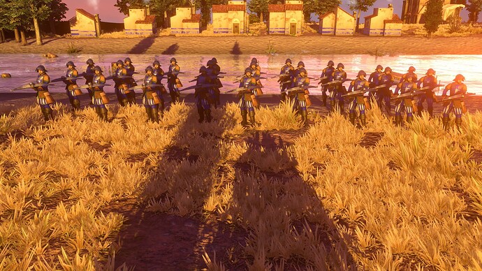 AoE III DE Portuguese Order Besteiro at sunset