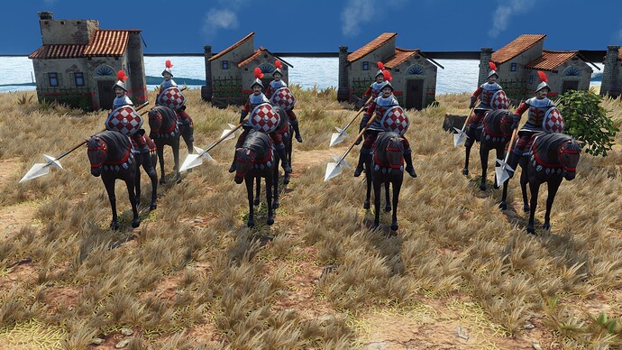 AoE III DE Spanish Garrochista Lancer during the day