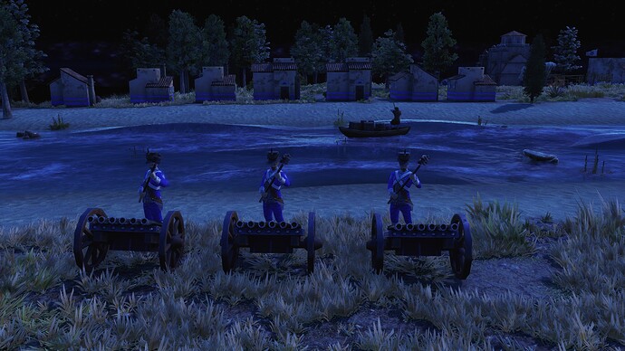 AoE III DE Portuguese Rabauld during the night