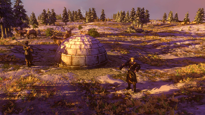 AoE III DE Poachers at sunset