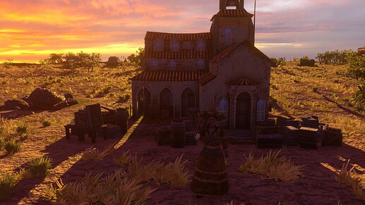 AoE III DE Adelita at sunset