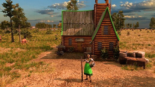 AoE III DE Fräulein at sunrise