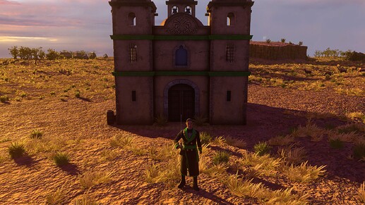 AoE III DE Padre at sunset