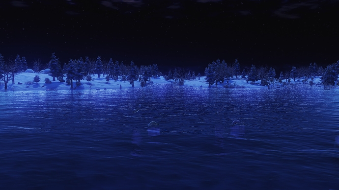 AoE III DE Quebec during the night