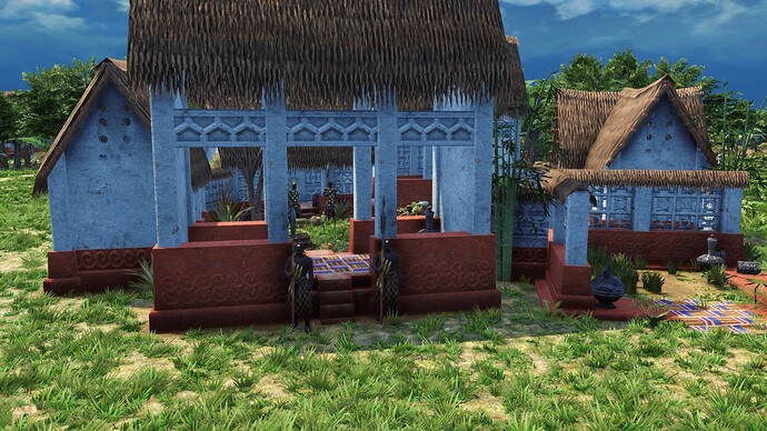 AoE III DE Akan settlement during the day