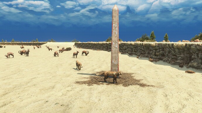 AoE III DE Thin Obelisk during the day