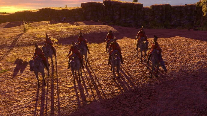 AoE III Ottoman Veteran Deli at sunset